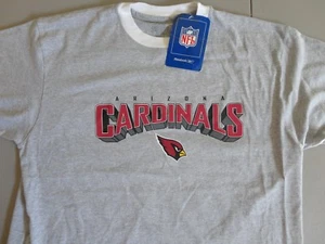 NWT New Arizona Cardinals NFL Football Tshirt Men L Gray with white RINGER - Bild 1 von 7