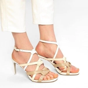 Sophia Webster Ramona Stiletto Sandals White 9 US - Picture 1 of 14