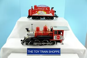 LGB 25194 COCA COLA 2-6-0 STEAM MOGUL LOCO & TENDER W SOUND. TESTED. IN BOX. - Picture 1 of 11