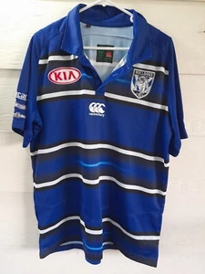 Canterbury Bulldogs NRL Rugby League Jersey Polo Mens Shirt Guernsey Size XL - Picture 1 of 21