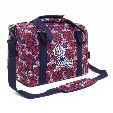 Ole Miss Rebels Duffel Bag Bloom Quilted Mini Travel Bag Cover