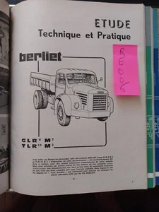 Revue Technique Berliet GLR8 M 2 TLR 10 M 2  Rta Et Etude moteur evinrude 2 Cyl - Picture 1 of 10