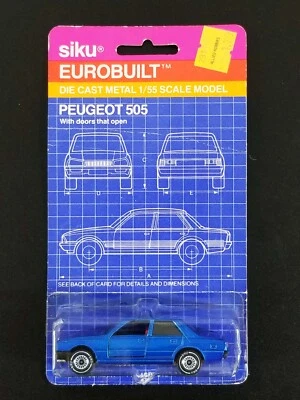 Siku Peugeot 505 STI / #1043 / Euroconstruido / Escala 1:55 / Hecho en Alemania Occidental Foto 1 de 4