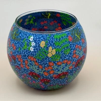 Candelabro Tea Light Aborigen Australiano Colorido vibrante Diseño Boho Nuevo en Caja Foto 1 de 4