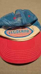 Legoland Youth Cap OSFA Pink Blue White Adjustable Hat Mesh 2016 Lego - Picture 1 of 1