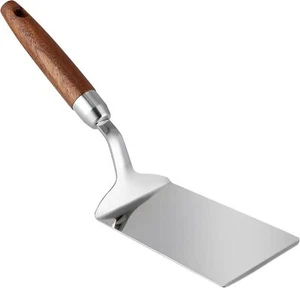 Stainless Steel Spatula with Wooden Handle Nonstick Pancake Turner Fried Egg ... - Picture 1 of 3