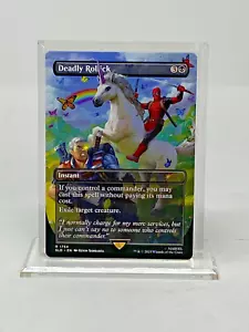 Magic the Gathering MTG Secret Lair: DEADLY ROLICK Karte NM - Bild 1 von 2