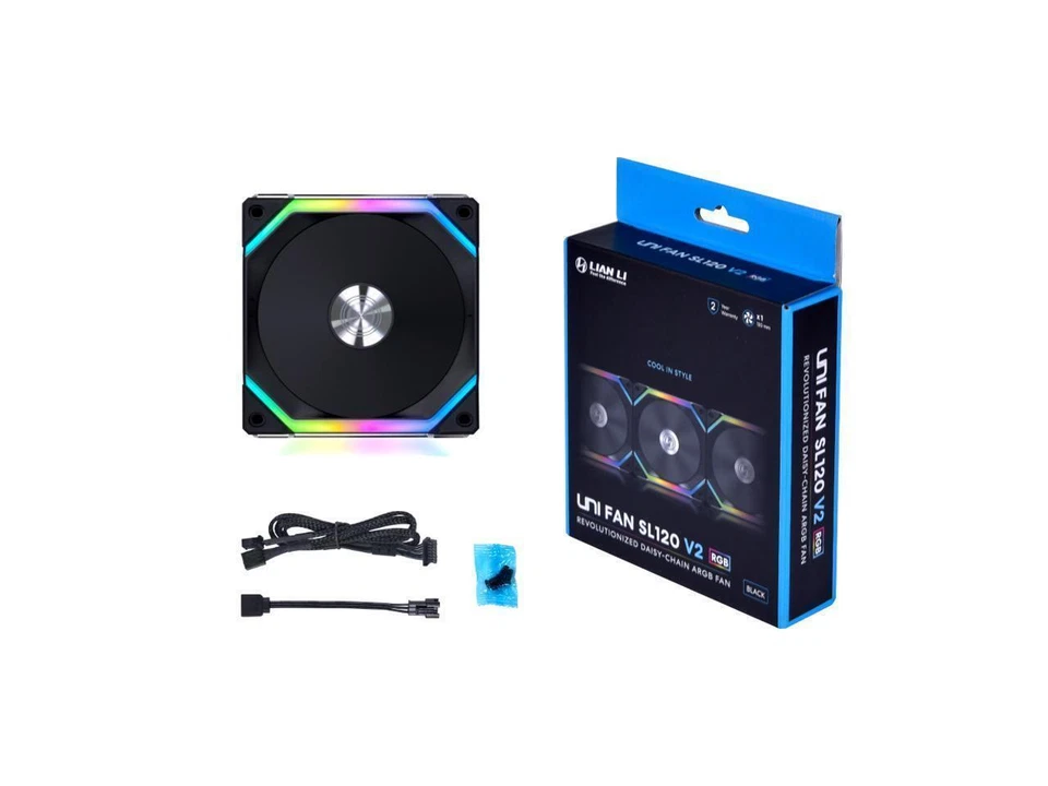 Lian Li UNI FAN SL V2 120mm Case Fan - Black