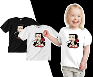 Kurt Cobain T-Shirt Natasha Fatale As Worn By Nirvana KID TODDLER T-shirt New - Picture 1 of 5