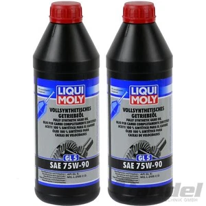 2x 1L LIQUI MOLY Totalmente Sintético Aceite de Engranaje 75W90 GL5 MIL-L 2105C - Imagen 1 de 4