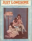 Just Lonesome Sheet Music The Three Dennis Sisters Frank Magine Wilmac 1925