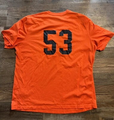 Cal State Fullerton Titans Baseball Nike Jersey Practice Shirt Game Used #53 - Image 1 of 4