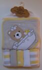 Baby Essentials 6 Pc White Yellow Gray Bear Duck Hooded Towel and Washcloths Set