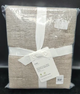 Pottery Barn Belgisches Flachs Leinen Waffelgewebe = King = Kissenbezüge --- Posten 2672 - Bild 1 von 3