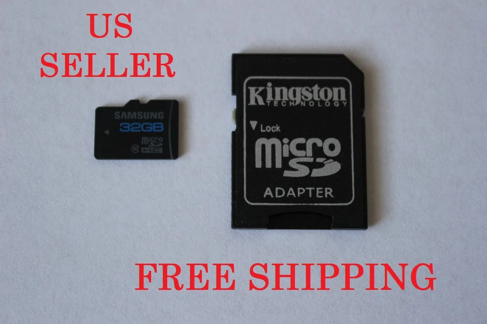 New 8GB 16GB 32GB MicroSD SDHC Micro SD TF Memory Card with SD Adapter US Seller - Image 1 of 1