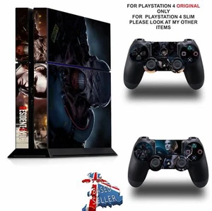 RESIDENT EVIL 3 PS4 PROTECTIVE SKIN DECAL VINYL STICKER WRAP - Picture 1 of 8