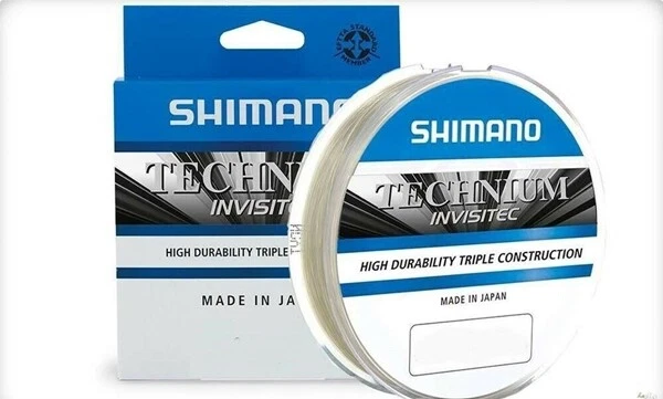 MONOFILO SHIMANO TECHNIUM INVISITEC RICOPERTO FLUOROCARBON 150mt 300mt - Immagine 1 di 1