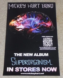 MICKEY HART BAND SUPERORGANISM 11x17 inch ORIGINAL PROMO POSTER GRATEFUL DEAD - Picture 1 of 1