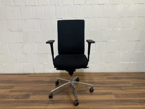 Dauphin AdJust flexibler Bürodrehstuhl schwarz Alu Armlehnen - Bild 1 von 10