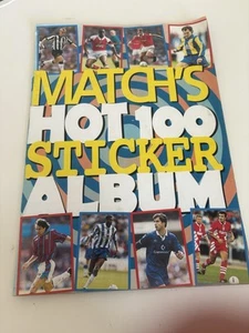 Vintage Match Magazine Match’s Hot 100 Sticker Album 1993 100% Complete - Picture 1 of 6