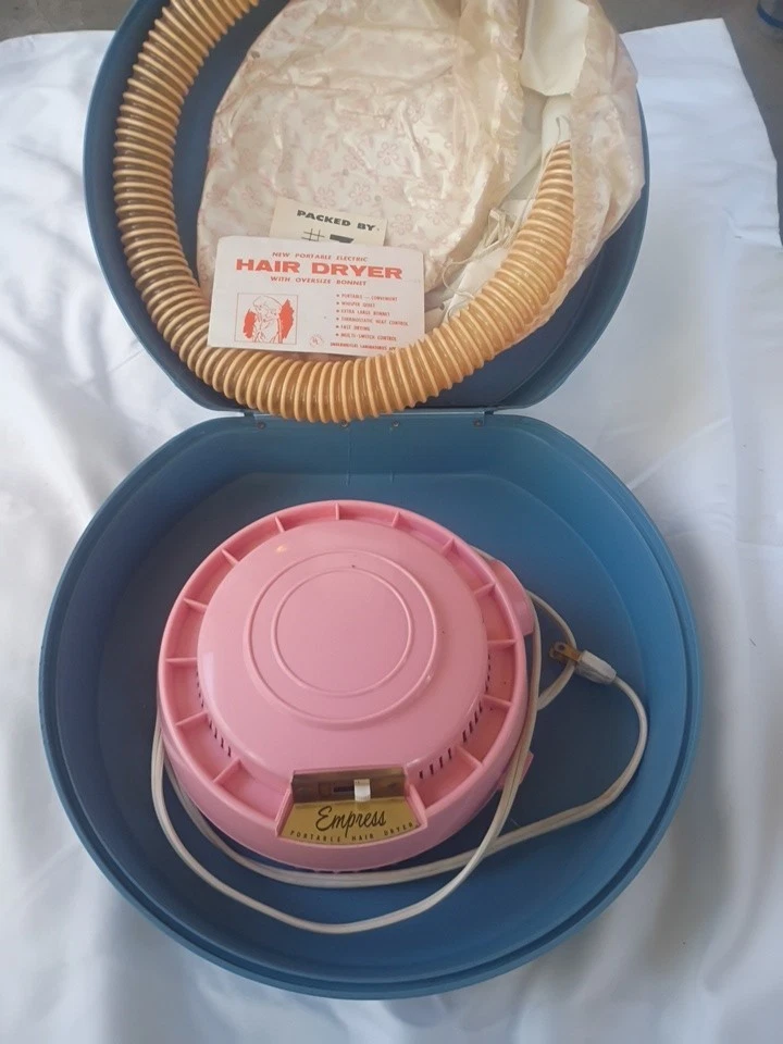 Secador de Pelo Portátil Empress Rosa Boufant Gorro De Colección con Estuche HD11 Funciona Foto 1 de 4
