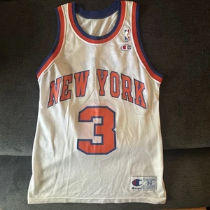 Vintage 90s Champion New York Knicks John Starks #32 NBA Jersey Sz 36 Preowned - Picture 1 of 7