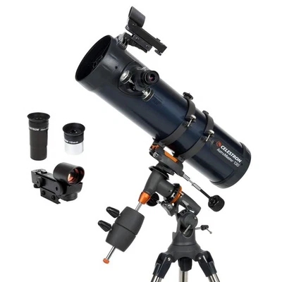 AstroMaster 114EQ Newtonian Telescope-Reflector Telescope for - Image 1 of 4