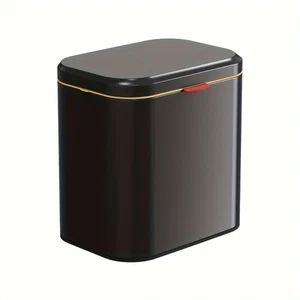 4L Stainless Steel Hanging Waste Bin with Lid - Wall Mounted Trash Can for Kitch - Picture 1 of 15