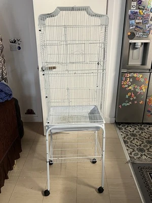 Jaula grande para pájaros con soporte  Foto 1 de 4
