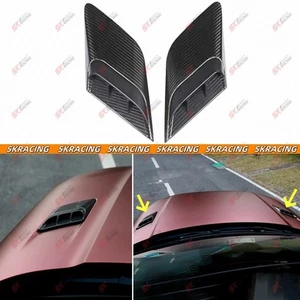Dry Carbon Hood Scoop Air Vent Replace For Land Rover Range Rover Sport 2023-25 - Picture 1 of 14