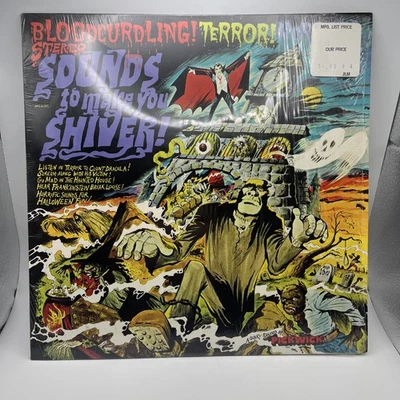 Vintage Vinyl Record Sounds To Make You Shiver Horror Monster Halloween TERROR! Foto 1 de 4