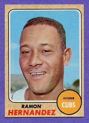 1968 Topps Ramon Hernanndez #382 Cubs High Grade NM - Image 1 of 2