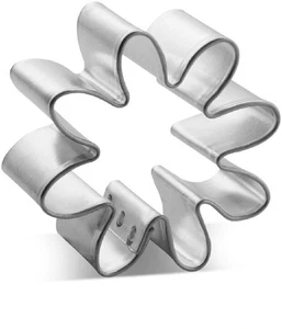 Mini Daisy Flower Cookie Cutter 2'' Metal Made in the USA - Picture 1 of 5