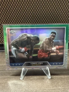 Lennox Lewis 2024 Topps cromo boxeo refractor verde/99 - Imagen 1 de 2
