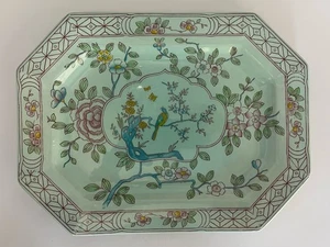 Adams English Ironstone Singapore Bird Serving Platter Made In England - Picture 1 of 16