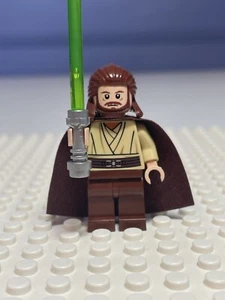 LEGO Qui-Gon Jinn Minifigure - 7961 Star Wars Jedi - Sith Infiltrator (sw0322) - Picture 1 of 4