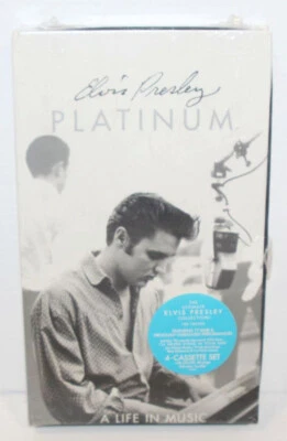 New Sealed - Elvis Presley: Platinum A Life in Music 4 Cassette Box Set 1997 - Image 1 of 4