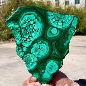 Muestra mineral áspera racimo transparente malaquita brillante natural de 1,7 lb - Imagen 1 de 20