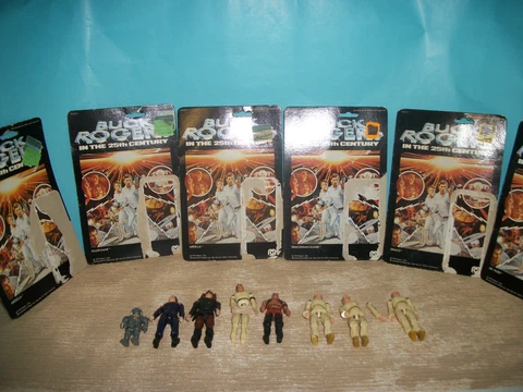 Lot of Vintage 1978 Mego Buck Rogers in the 25th Century with backer cards Cover