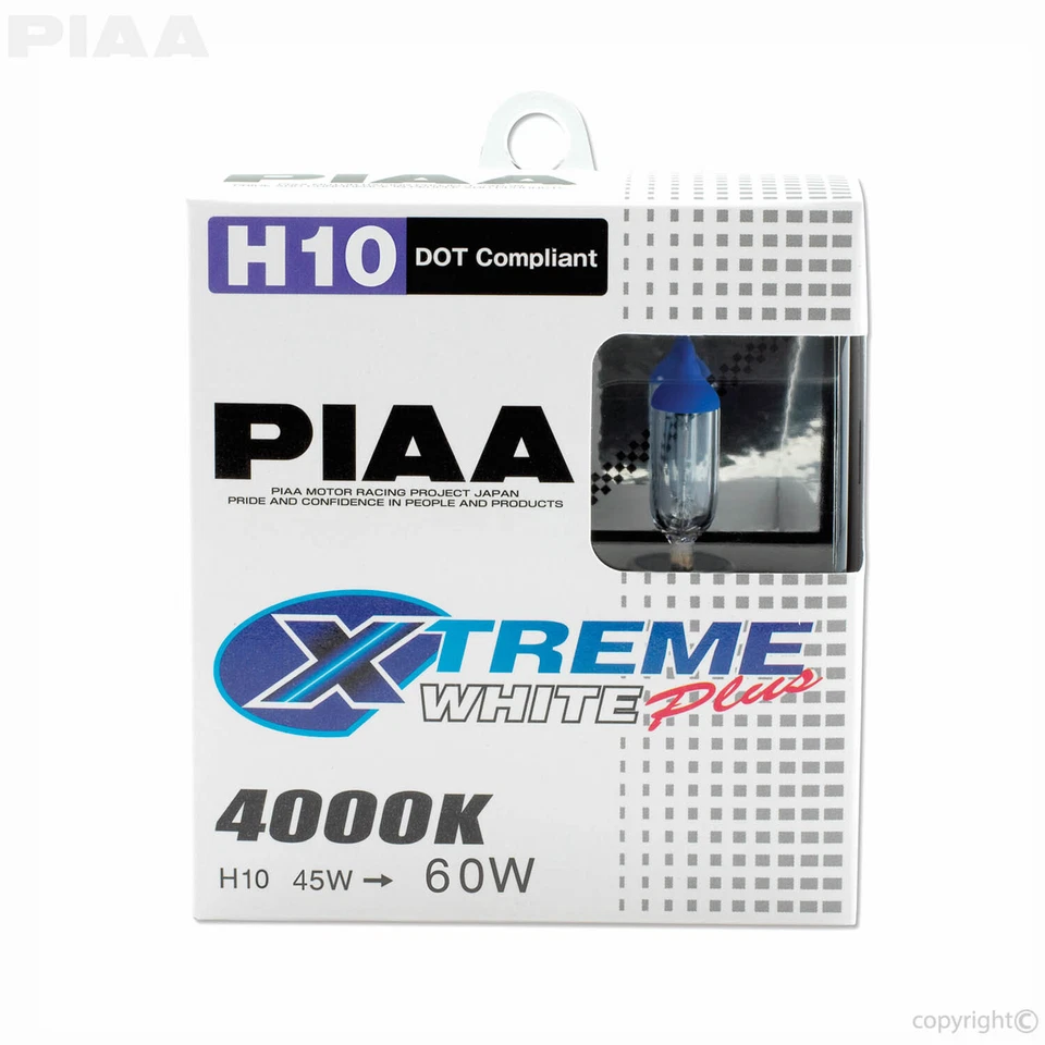 LÂMPADAS HALÓGENAS PIAA H10 XTREME WHITE PLUS PACOTE DUPLO 15210 - Imagem 1 de 2