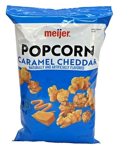 Meijer Caramel Cheddar Popcorn 7.5 oz - Picture 1 of 1