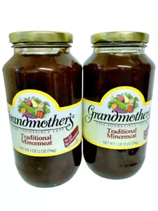 Grandmother's Traditional Mincemeat, 28oz, BB 3/26, Lot of 2, Free Ship - Picture 1 of 8