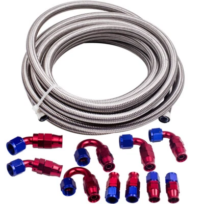 20FT-8AN Olio Carburante Linea RADIATORE AD OLIO TUBO termina KIT Universale - Immagine 1 di 4
