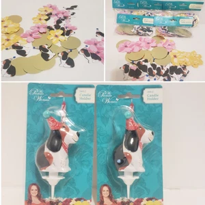 PIONEER WOMAN CHARLIE BIRTHDAY CANDLE HOLDER  OR Table Scatter NEW!! - Picture 1 of 4