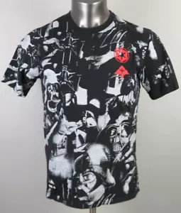 Mens LRG x Star Wars Black Darth Vader T Shirt Size S Cotton Short Sleeve Cotton - Picture 1 of 6