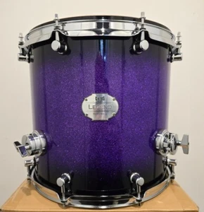 Drum Kit Floor Tom Chaos Legend Maple Floor Tom 14x14 Purple Sparkle Burst - Bild 1 von 5