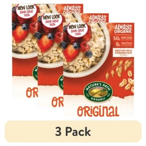 (3 pack) Nature's Path Organic Oatmeal, Original, 14oz Box (Pack of 6) - Picture 1 of 8