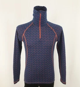 ULVANG MENS WOOL STRETCH THERMAL UNDERWEAR SKI HIGH NECK JUMPER   size M - Picture 1 of 8