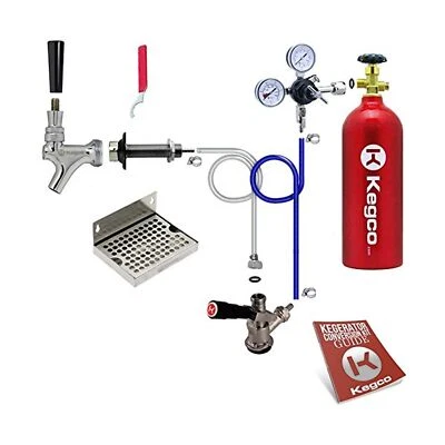 Kegco 3PDCK-5T Kegerator Kit, 1-Tap, Cromo Foto 1 de 4