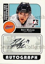 2008-09 ITG Heroes and Prospects Auto #ABML Brett MacLean